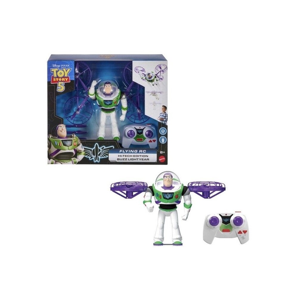 Disney Pixar Toy Story 5 Flying RC Hi-Tech Buzz Lightyear Figure Drone ON HAND